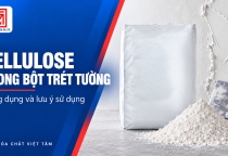 Cellulose trong bột trét tường: Công dụng, cách chọn và lưu ý khi sử dụng