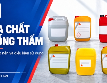 Hóa chất chống thấm xây dựng: Phân loại, ứng dụng và cách lựa chọn
